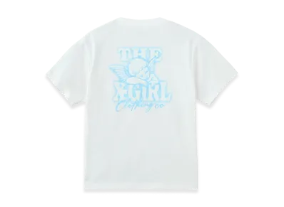 X-Girl Women's Spray Angel S/S Tee "White"
