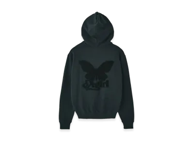 X-Girl Women's Butterfly Patch Sweat Hoodie "Charcoal"