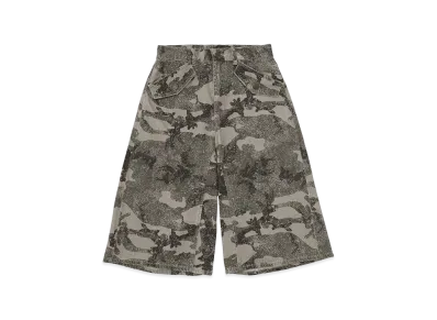 X-Girl Women's Flap Pocket Shorts "Camo"