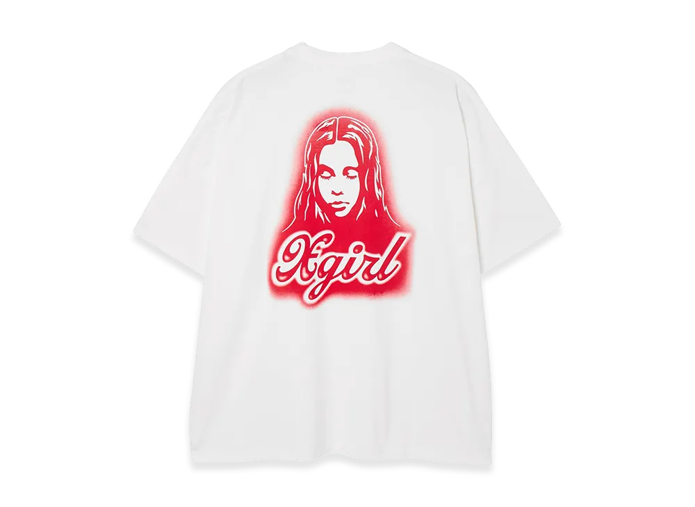 X-Girl Spray Face S/S Big Tee Dress 