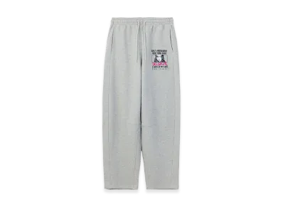 X-Girl Women's Face Box And Message Sweatpants "Ash"