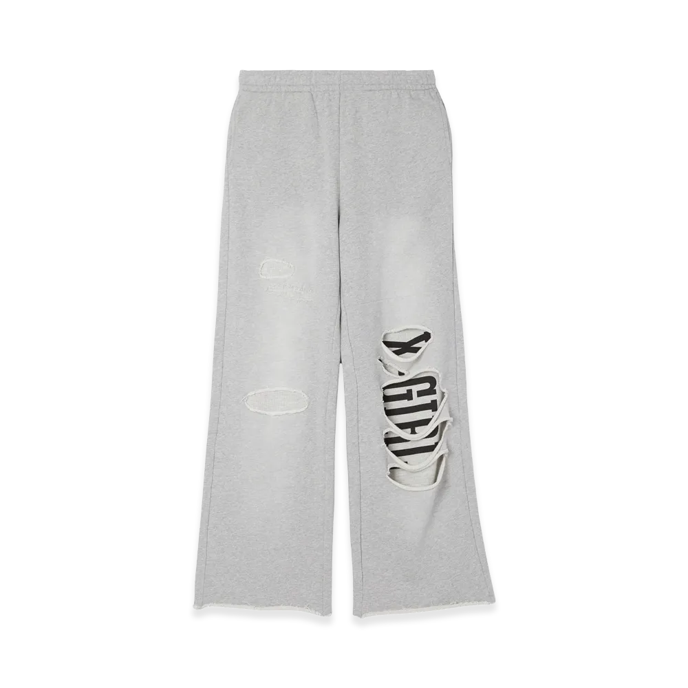 X-Girl Women's Layered Distressed Sweatpants "Ash"