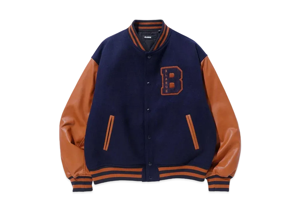XLARGE x BALANSA STADIUM JACKET "Brown"