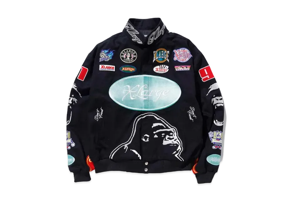 XLARGE RACING JACKET "Black"