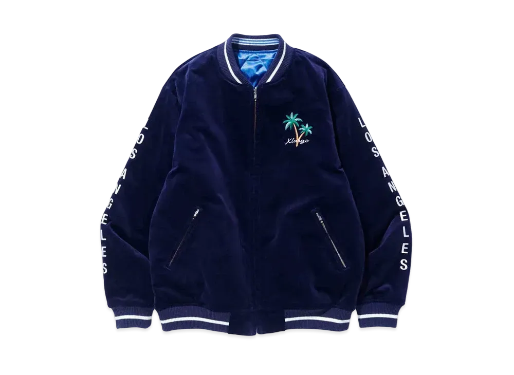 XLARGE REVERSIBLE FLAG GAL SOUVENIR JACKET XLARGE "Navy"