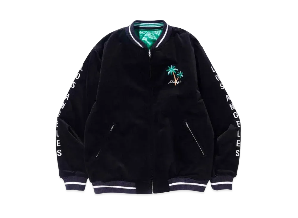 XLARGE REVERSIBLE FLAG GAL SOUVENIR JACKET XLARGE "Black"