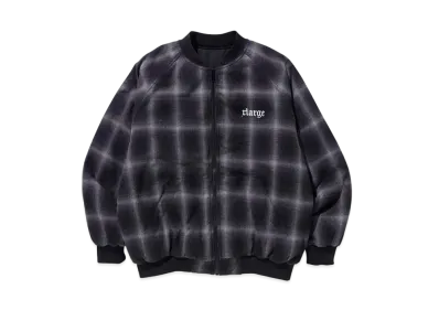 XLARGE REVERSIBLE QUILTED BOMBER JACKET "Black"