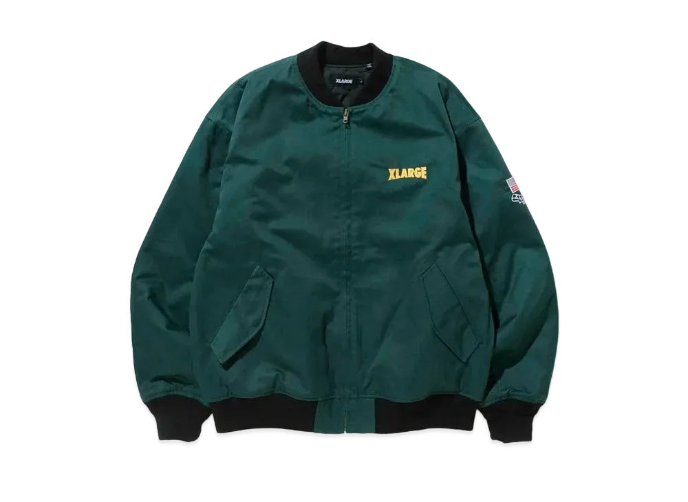 XLARGE EMBROIDERY WORK JACKET XLARGE "Dk Green"