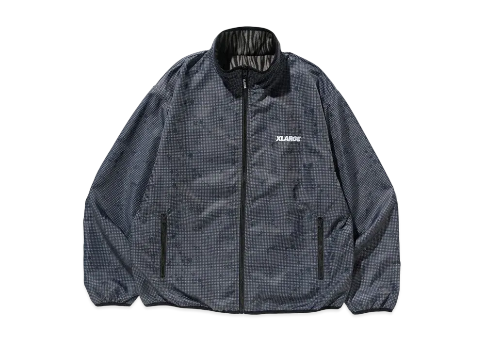 XLARGE REVERSIBLE FLEECE JACKET XLARGE "Black"