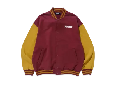 XLARGE SWEAT VARSITY JACKET "Burgundy"