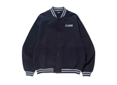 XLARGE SWEAT VARSITY JACKET "Black"