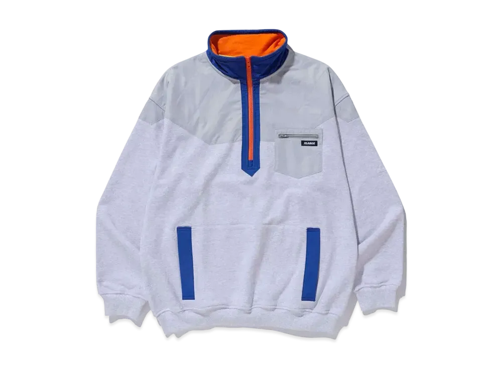 XLARGE PANELED NYLON SWEAT XLARGE "Ash"