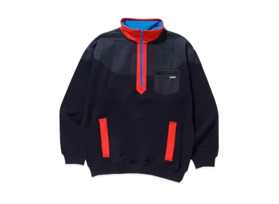 XLARGE PANELED NYLON SWEAT XLARGE "Black"