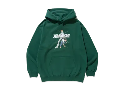 XLARGE x DEATHNOTE LIGHT AND L HOODIE "Green"