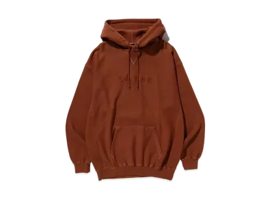 XLARGE PIGMENT EMBOSSED PULLOVER HOODED SWEAT "Brown"