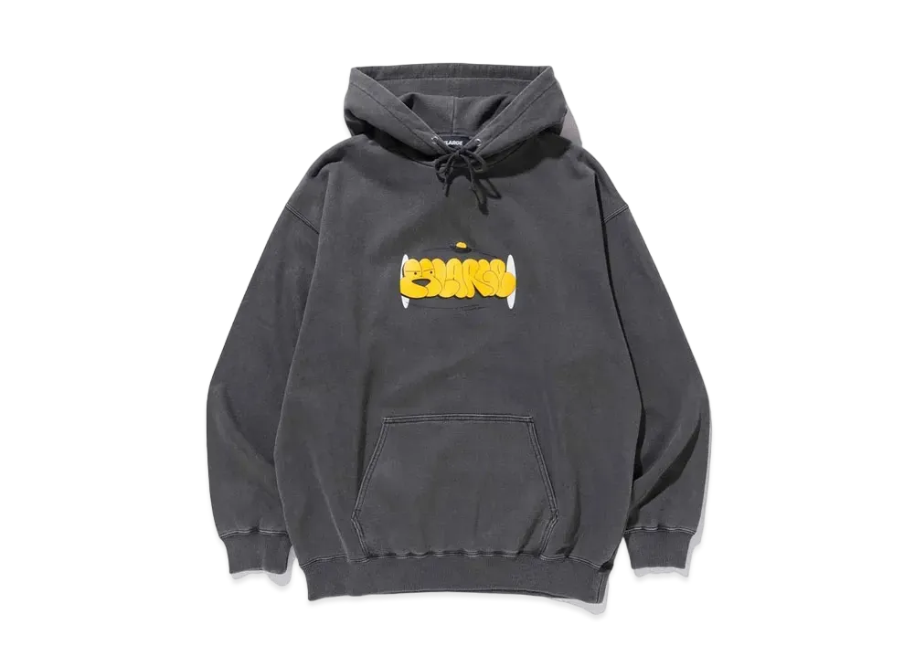 XLARGE GRAFFITI PIGMENT PULLOVER HOODED SWEAT "Black"