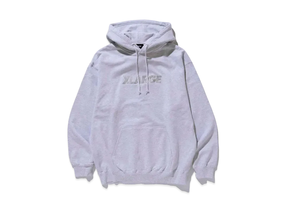 XLARGE STANDARD LOGO PULLOVER HOODED SWEAT "Ash"