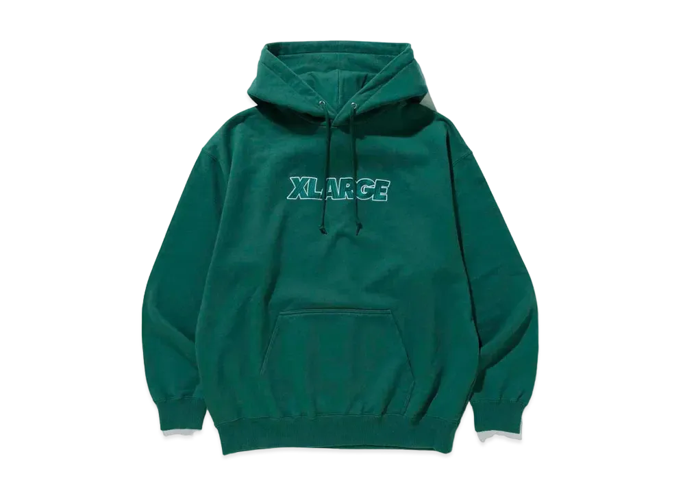 XLARGE STANDARD LOGO PULLOVER HOODED SWEAT "Green"