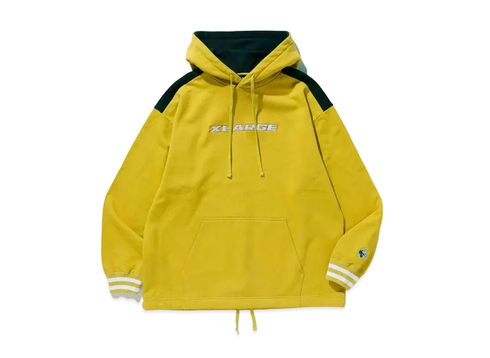 XLARGE COLOR SCHEMED PULLOVER HOODED SWEAT "Mustard"