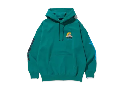 XLARGE NIGHT VISION PULLOVER HOODED SWEAT "Green"