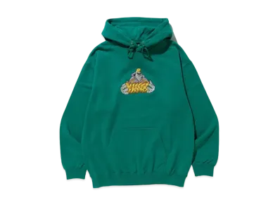 XLARGE LOGO CHAIN PULLOVER HOODED SWEAT "Green"