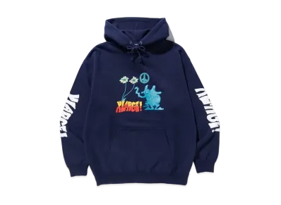 XLARGE PEACE WORLD PULLOVER HOODED SWEAT XLARGE "Navy"