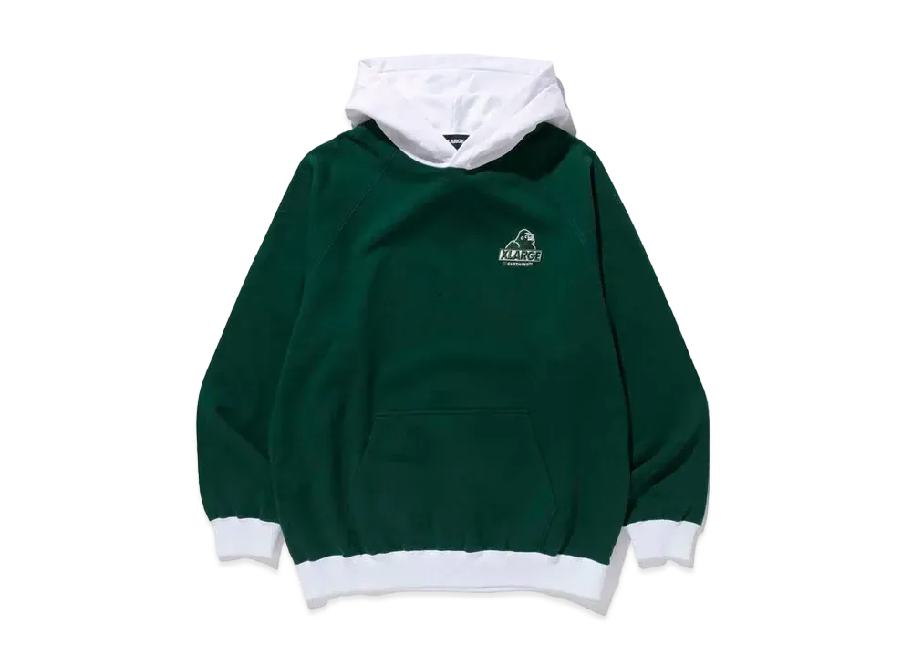 XLARGE OG TWO TONE PULLOVER HOODED SWEAT XLARGE "Green"