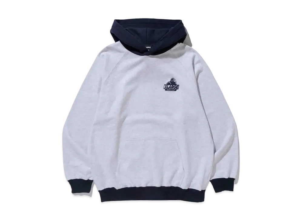 XLARGE OG TWO TONE PULLOVER HOODED SWEAT XLARGE "Ash"