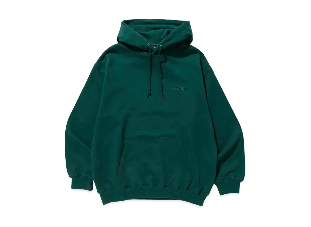 XLARGE EMBROIDERY SLANTED OG PULLOVER HOODED SWEAT XLARGE "Green"