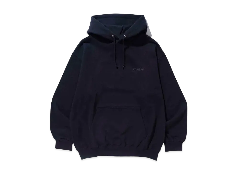 XLARGE EMBROIDERY SLANTED OG PULLOVER HOODED SWEAT XLARGE "Black"