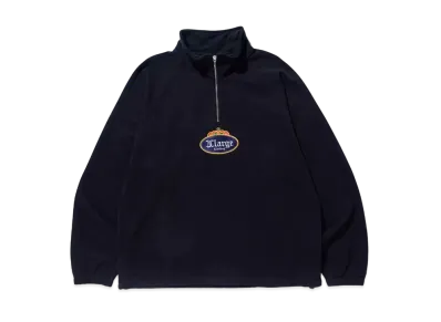 XLARGE CROWN HALF ZIP SWEAT XLARGE "Black"