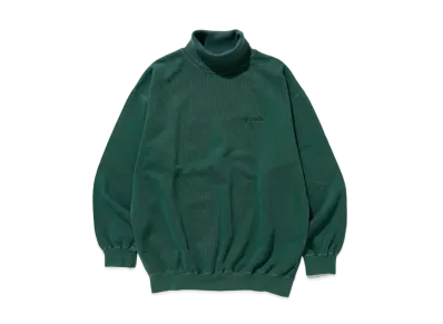 XLARGE PIGMENT HIGH-NECK SWEAT "Green"