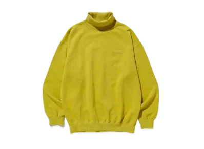 XLARGE PIGMENT HIGH-NECK SWEAT "Mustard"