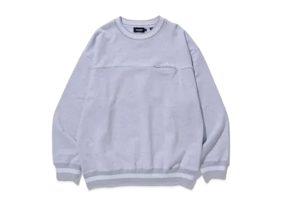 XLARGE STANDARD LOGO LINED CREWNECK SWEAT "Ash"