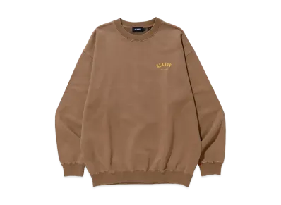 XLARGE EAGLE LOGO PIGMENT CREWNECK SWEAT "Brown"