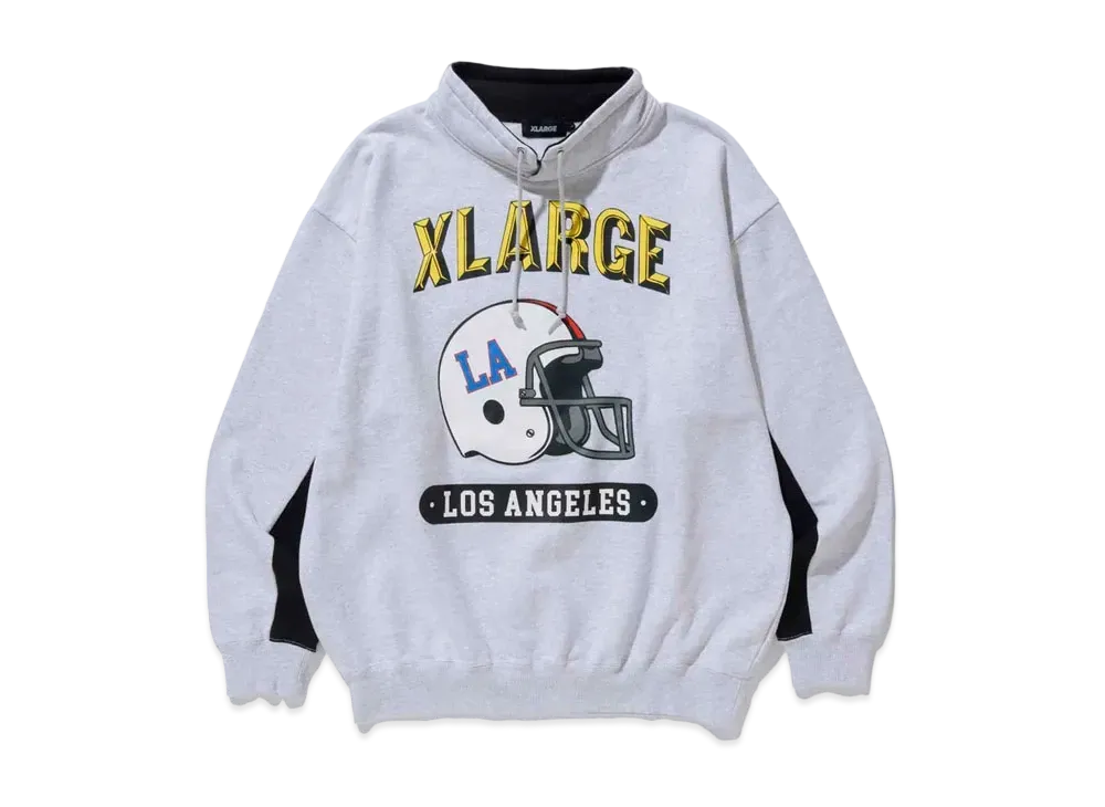 XLARGE RUGBY BORTNECK SWEAT XLARGE "Ash"