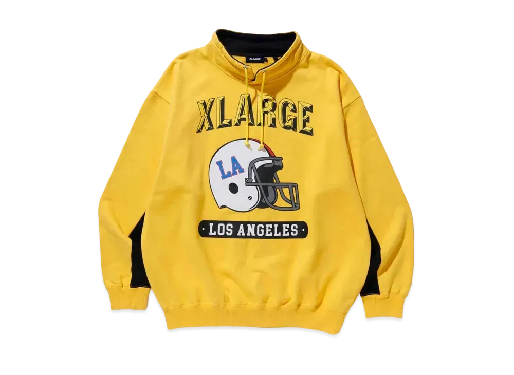 XLARGE RUGBY BORTNECK SWEAT XLARGE "Yellow"