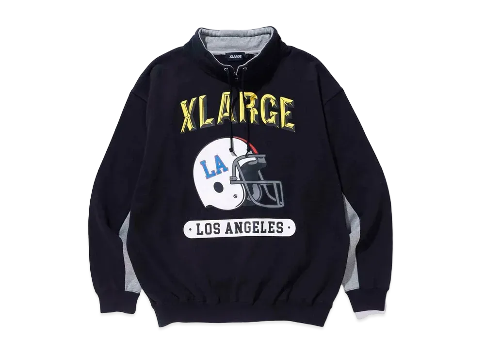 XLARGE RUGBY BORTNECK SWEAT XLARGE "Black"