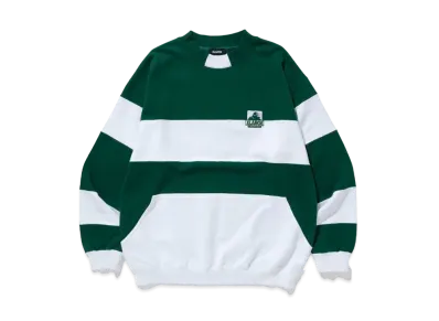 XLARGE OG STRIPE CREWNECK SWEAT XLARGE "Green"