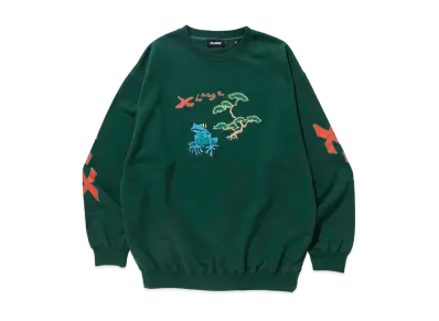 XLARGE BONSAI CREWNECK SWEAT XLARGE "Green"