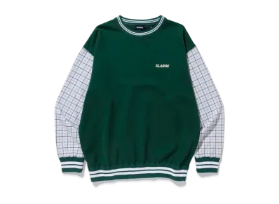XLARGE STANDARD LOGO MIXED CREWNECK SWEAT XLARGE "Green"