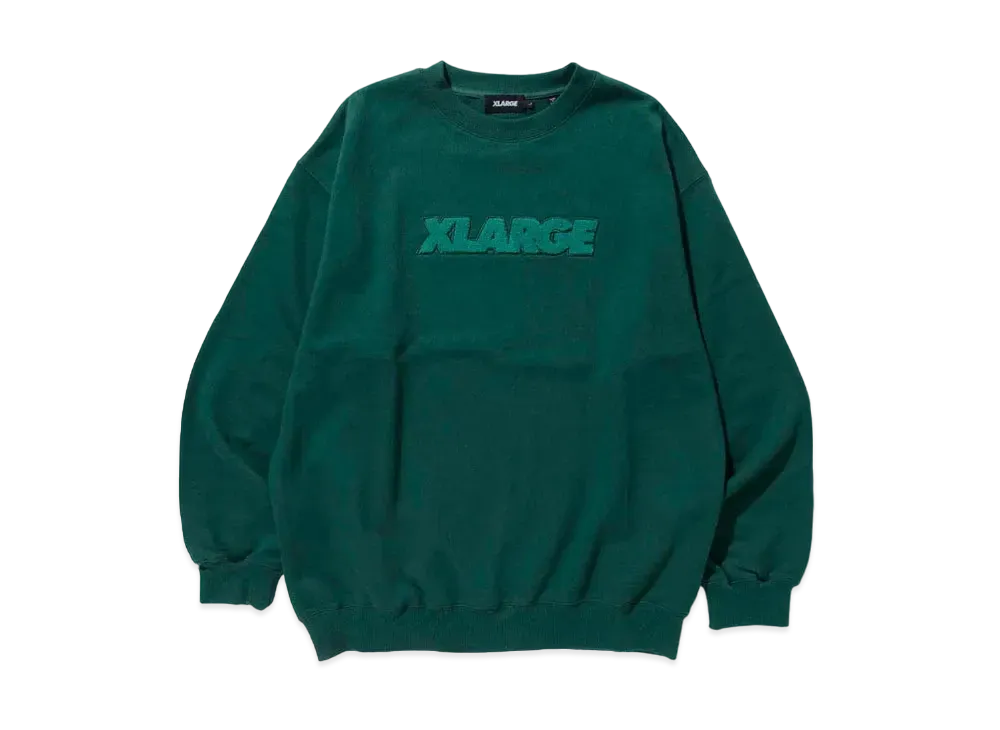 XLARGE EMBROIDERY STANDARD LOGO CREWNECK SWEAT XLARGE "Green"
