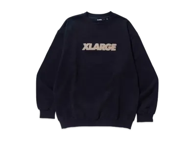 XLARGE EMBROIDERY STANDARD LOGO CREWNECK SWEAT XLARGE "Black"