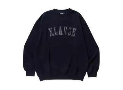 XLARGE EMBROIDERY ZEBRA LOGO CREW NECK SWEAT XLARGE "Black"
