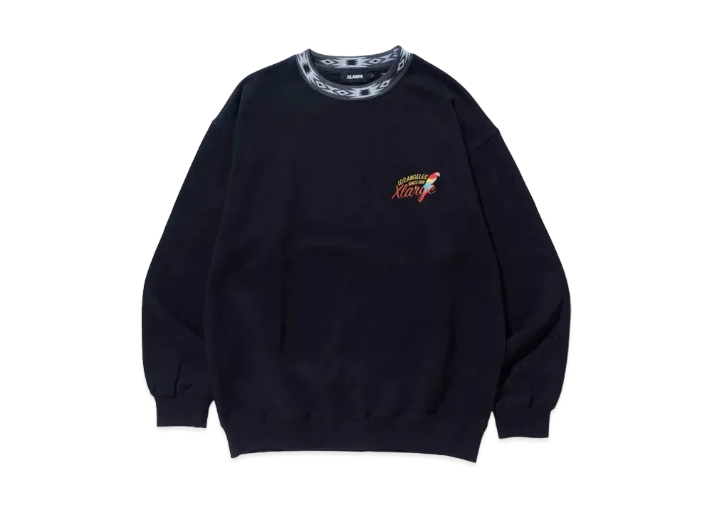 XLARGE PARROT CREWNECK SWEAT XLARGE "Black"