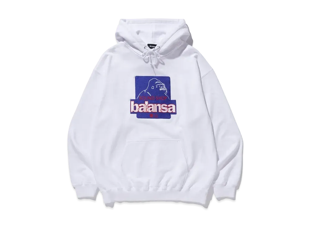 XLARGE x BALANSA HOODED SWEAT "White"