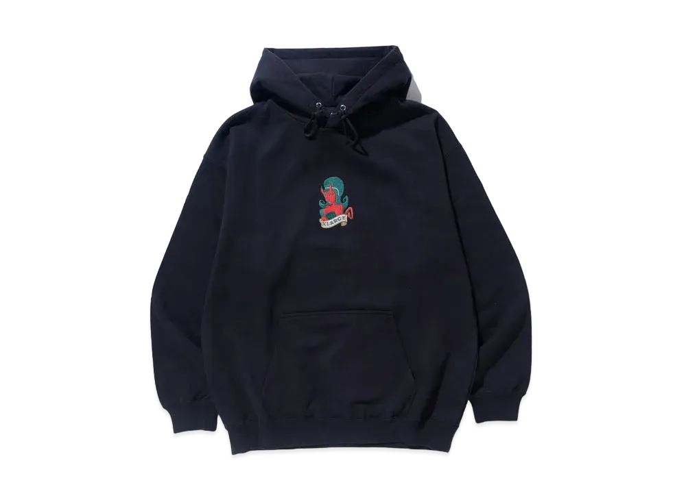 XLARGE DEVIL PULLOVER HOODED SWEAT "Black"