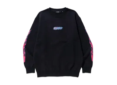 XLARGE FIRE LOGO CREWNECK SWEAT "Black"