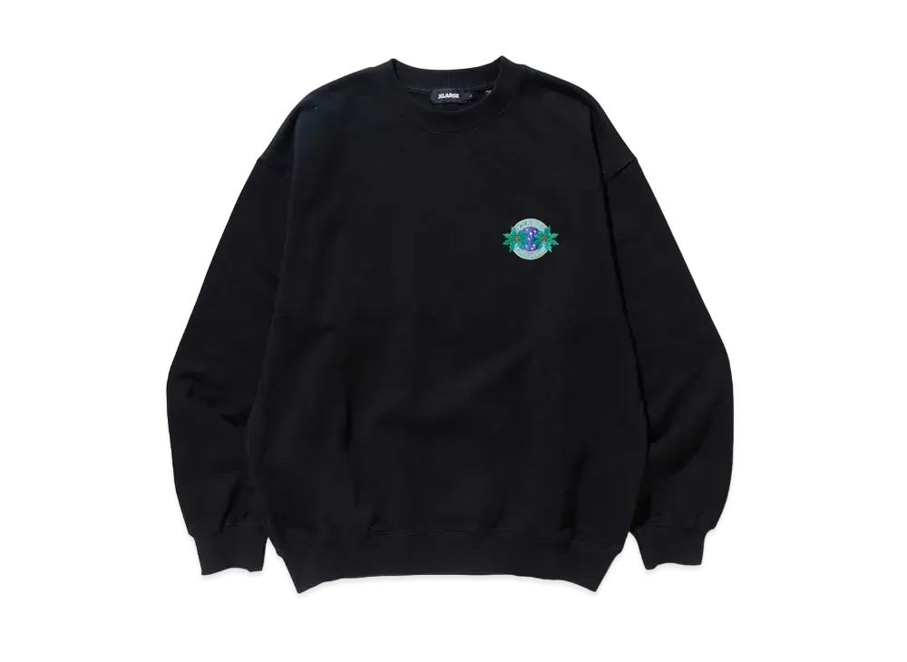 XLARGE HOLIDAY CREWNECK SWEAT "Black"
