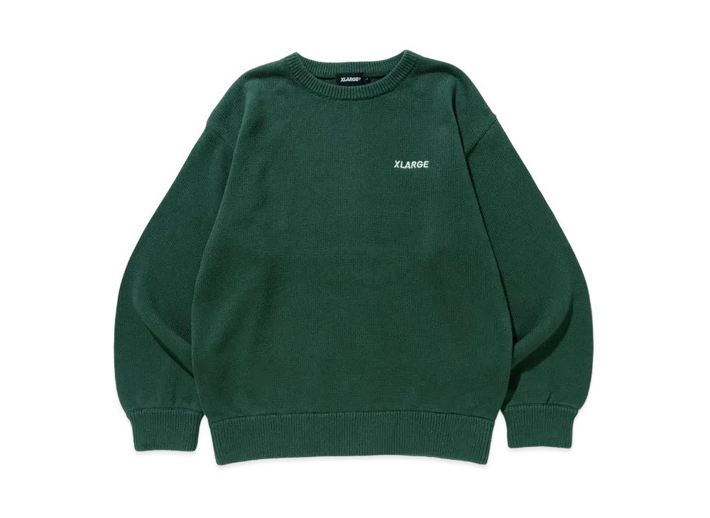XLARGE STANDARD LOGO KNIT XLARGE "Green"